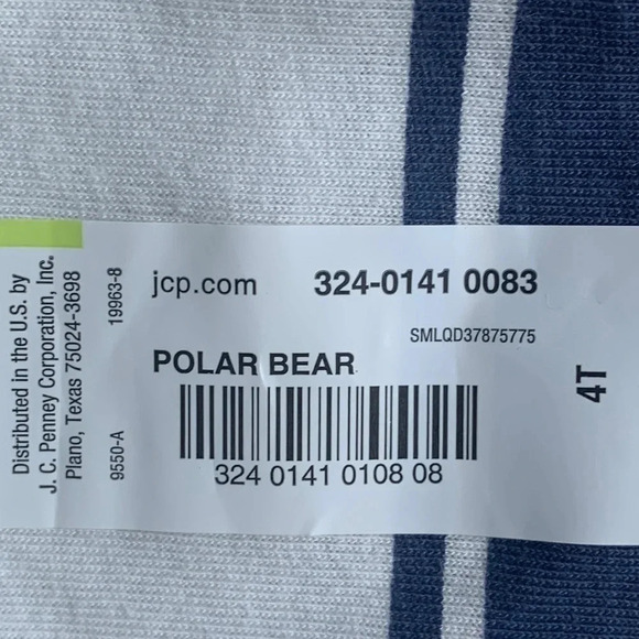 Okie Dokie Toddler Boys Striped Tee Shirt 4T - Picture 5 of 5